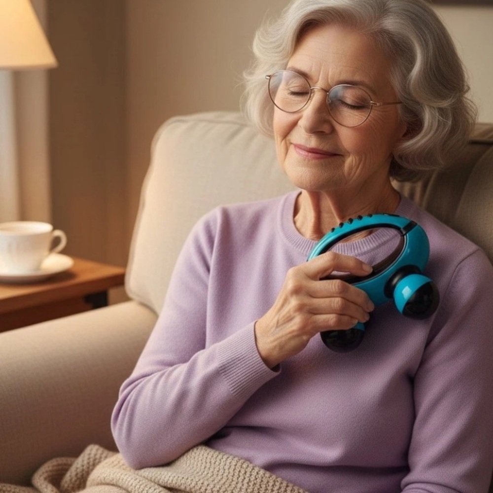 Homedics Blue Handheld Massager